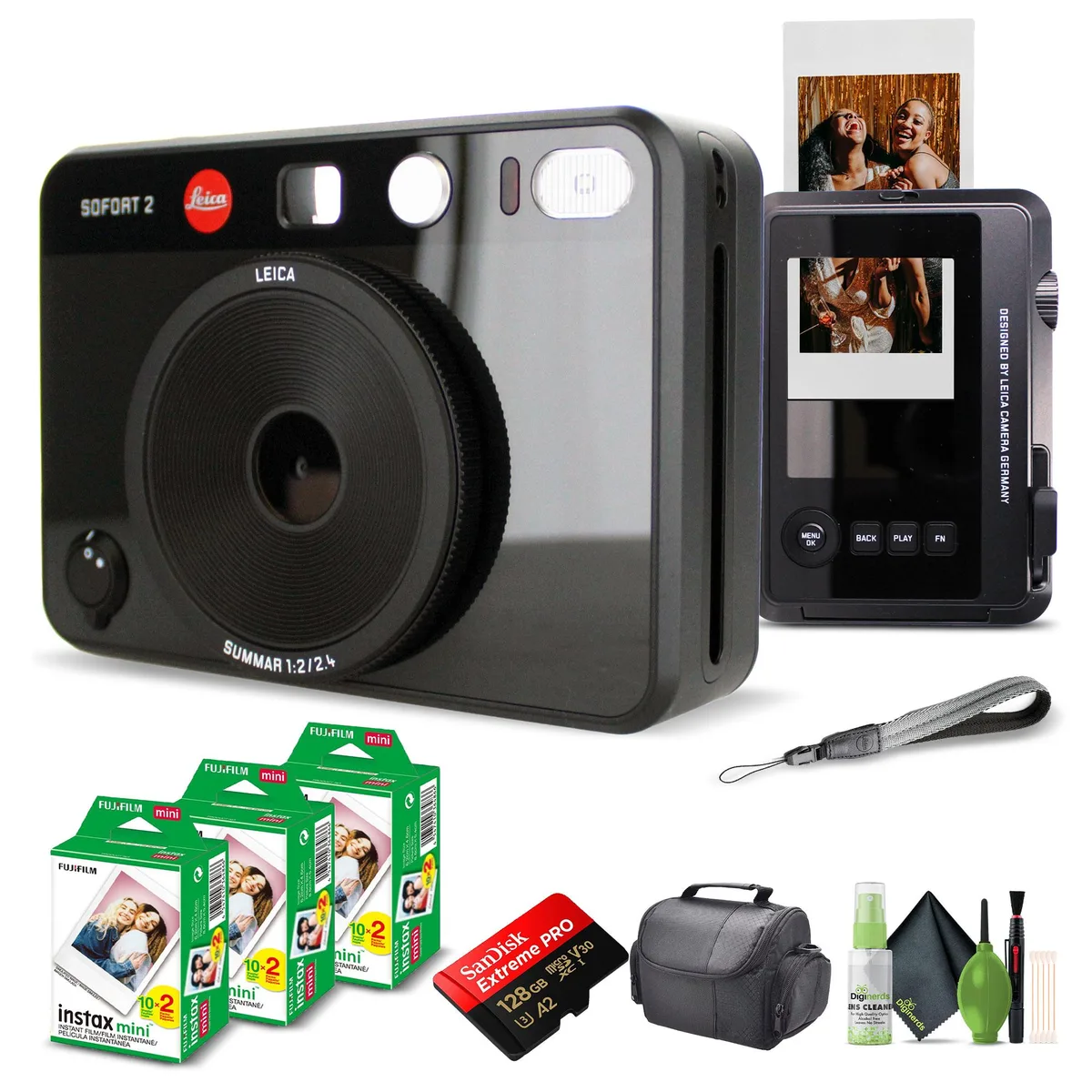 Leica Leica Sofort 2 19190_AG2 Hybrid Film Camera + 60 Sheets Black — product photo