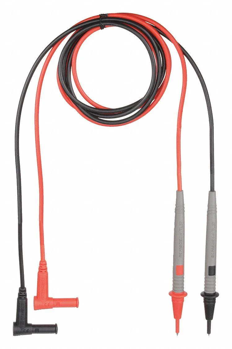 B&amp;K Precision B&amp;K Precision TL37 Test Leads CAT II 1000V CAT III 1000V CAT IV 600V 10A 3ft Red Black — product photo