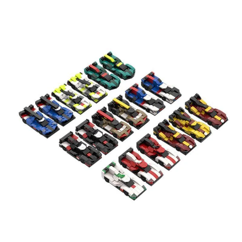ZITIANYOUBUILD ZITIANYOUBUILD MOC-213123 2025 WEC Hypercar Grid 5 Building Blocks 1955PCS — product photo