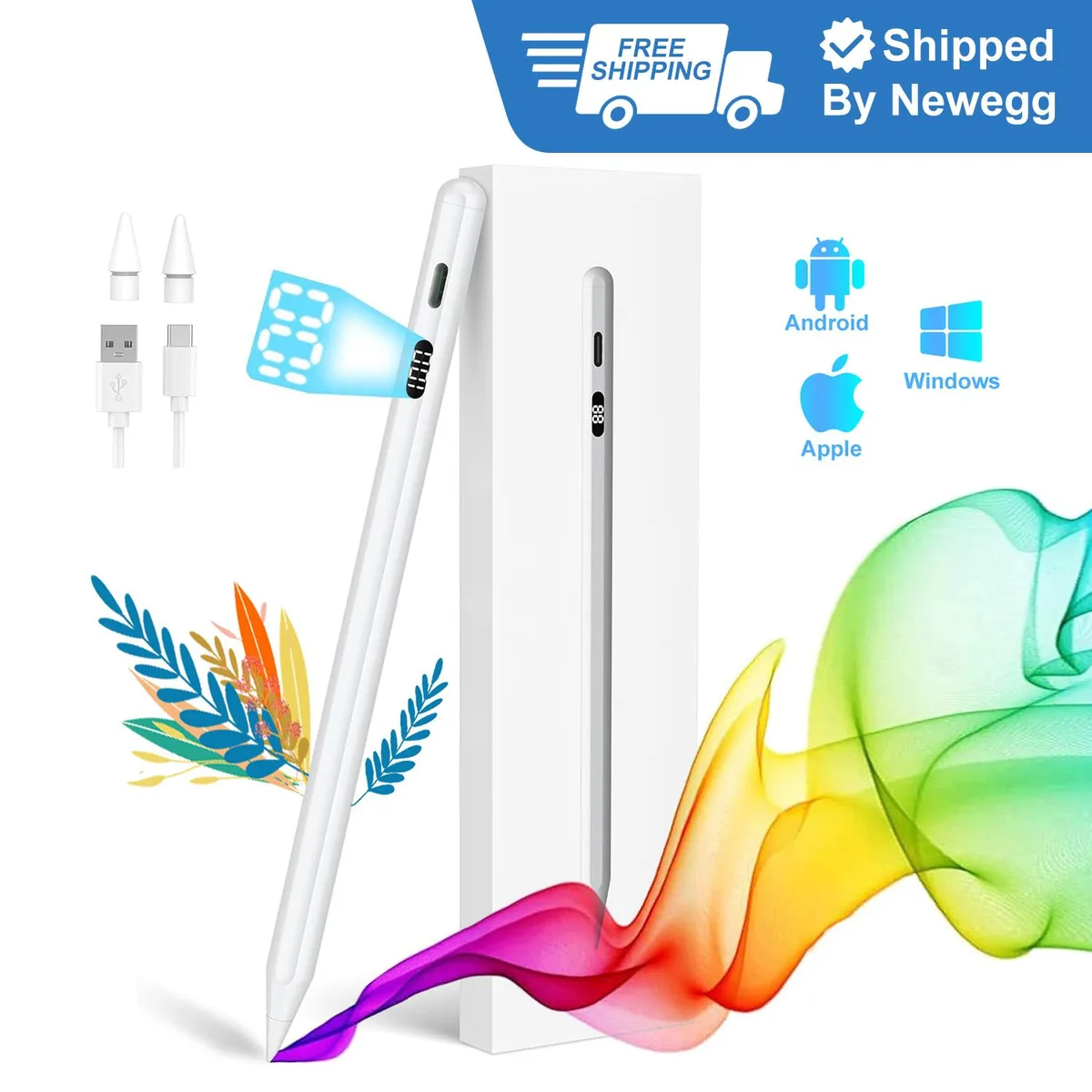 JIMTAB JIMTAB Pen-003 Stylus White LED Display 25 min Charge 12 h Use — product photo