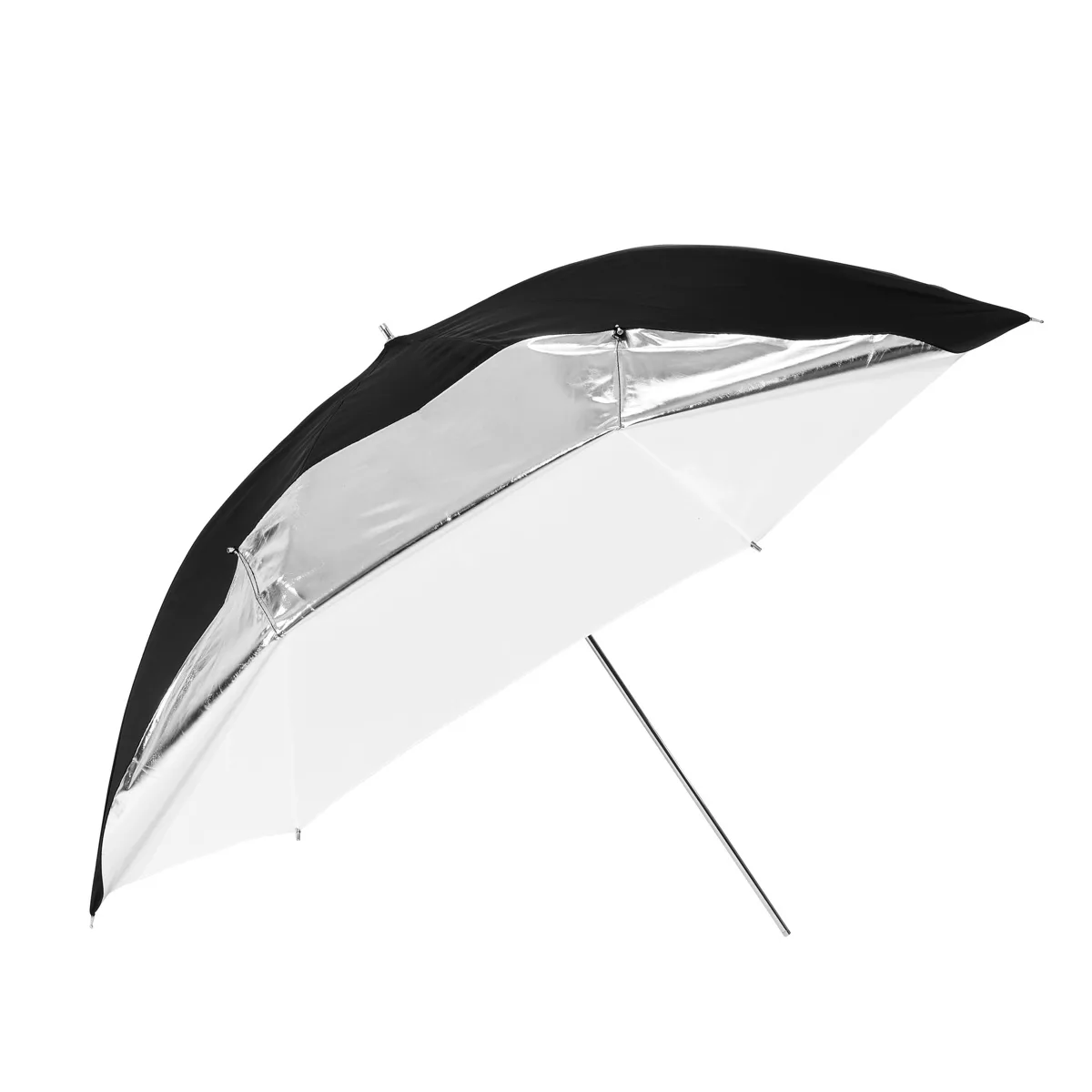 Glow Edge Glow Edge 40" White Umbrella with Removable Silver/Black Layer — product photo