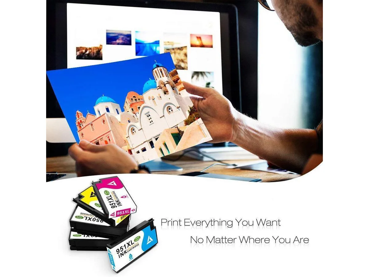 V4ink V4ink 950XL 951XL 5PK Ink Cartridges 2BK/C/M/Y — product photo