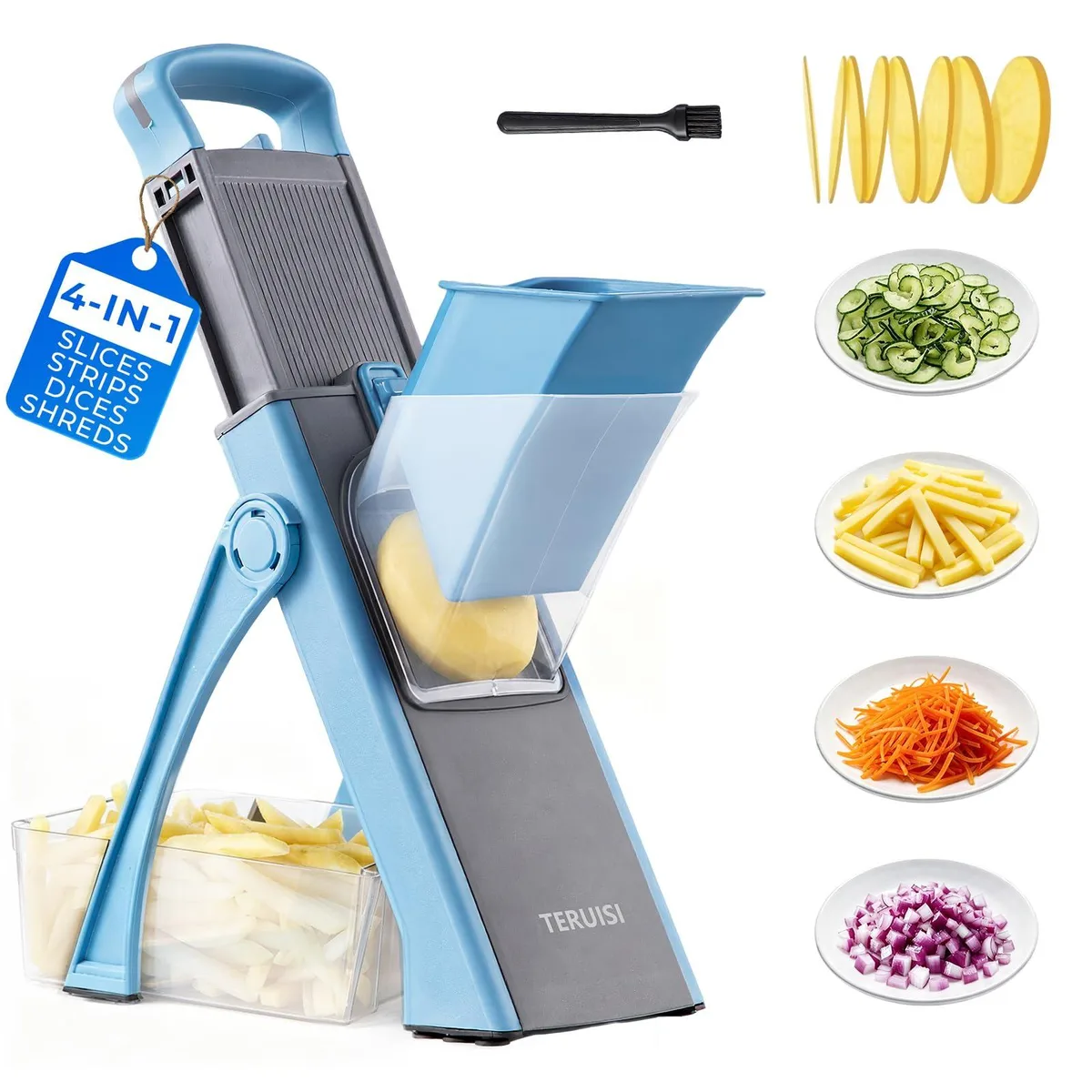  TERUISI SLK-01 food processor 0-8mm adjustable 110V — product photo