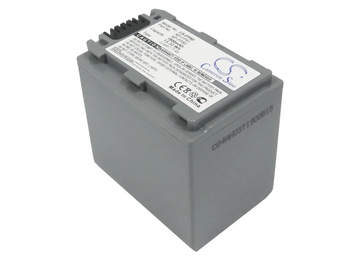Cameron &amp; Co Cameron &amp; Co DS-CS-FP80 1800mAh Li-ion camera battery — product photo