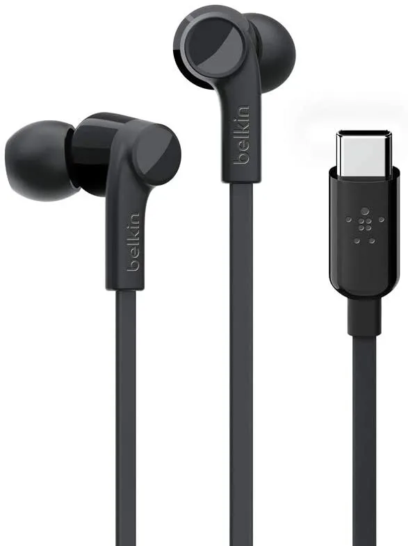 Belkin Belkin USB-C in-Ear Headphones with Mic Control (Black) G3H0002btBLK — product photo