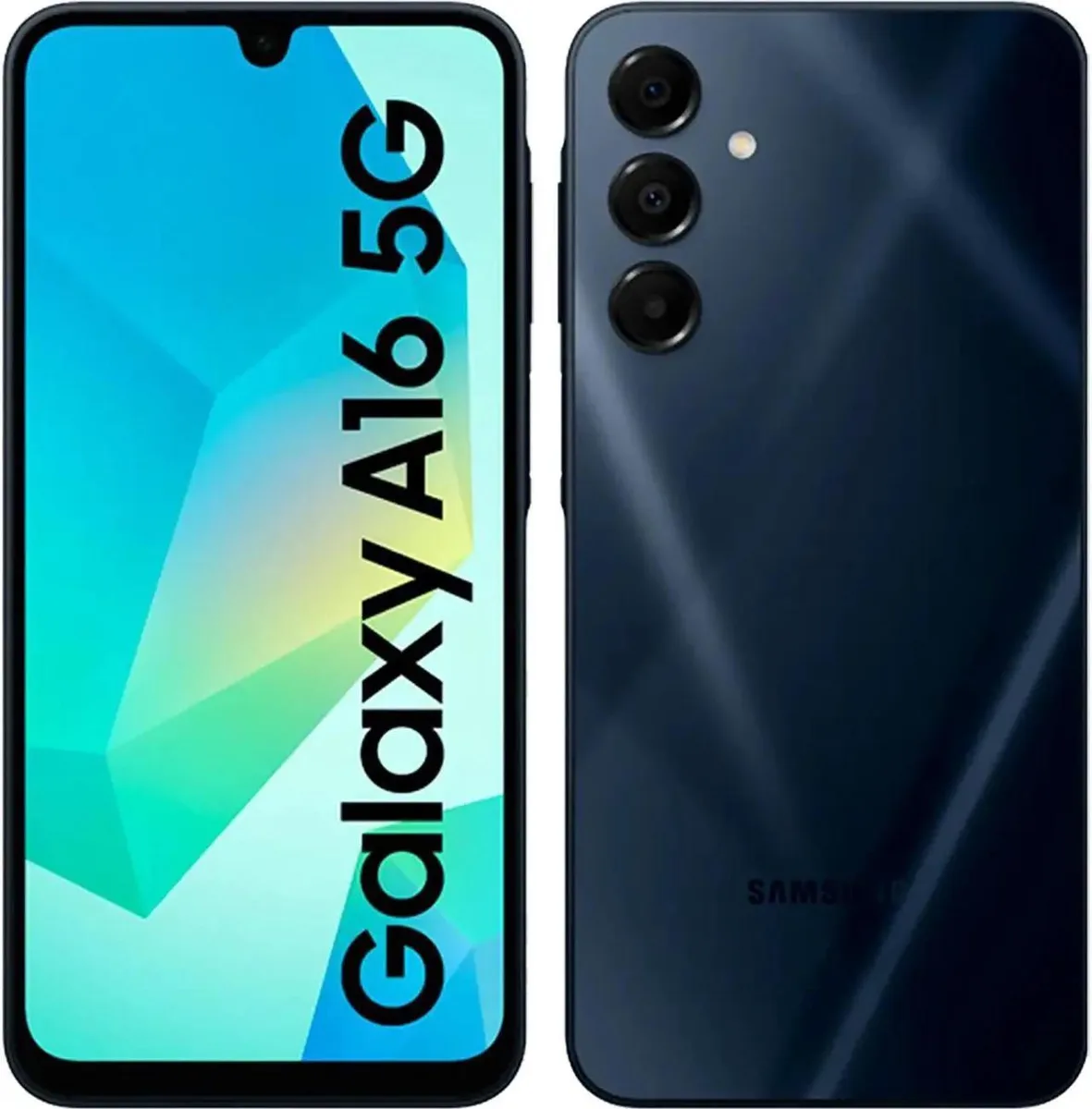 SAMSUNG Samsung Galaxy A16 5G 128GB TracFone Blue Black cell phones - unlocked — product photo