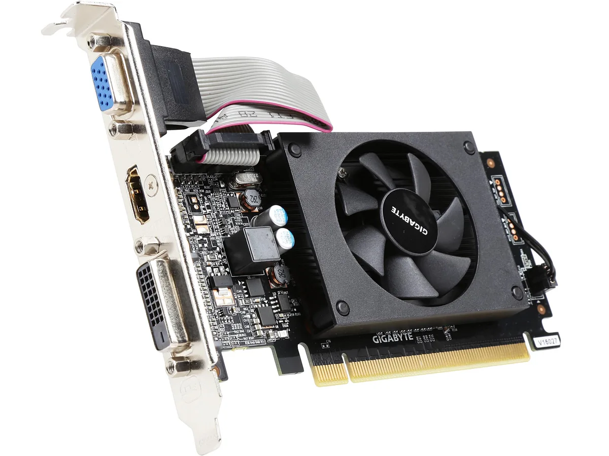 GIGABYTE GIGABYTE GV-N710D3-2GL REV2.0 GeForce GT 710 2GB graphics card — product photo