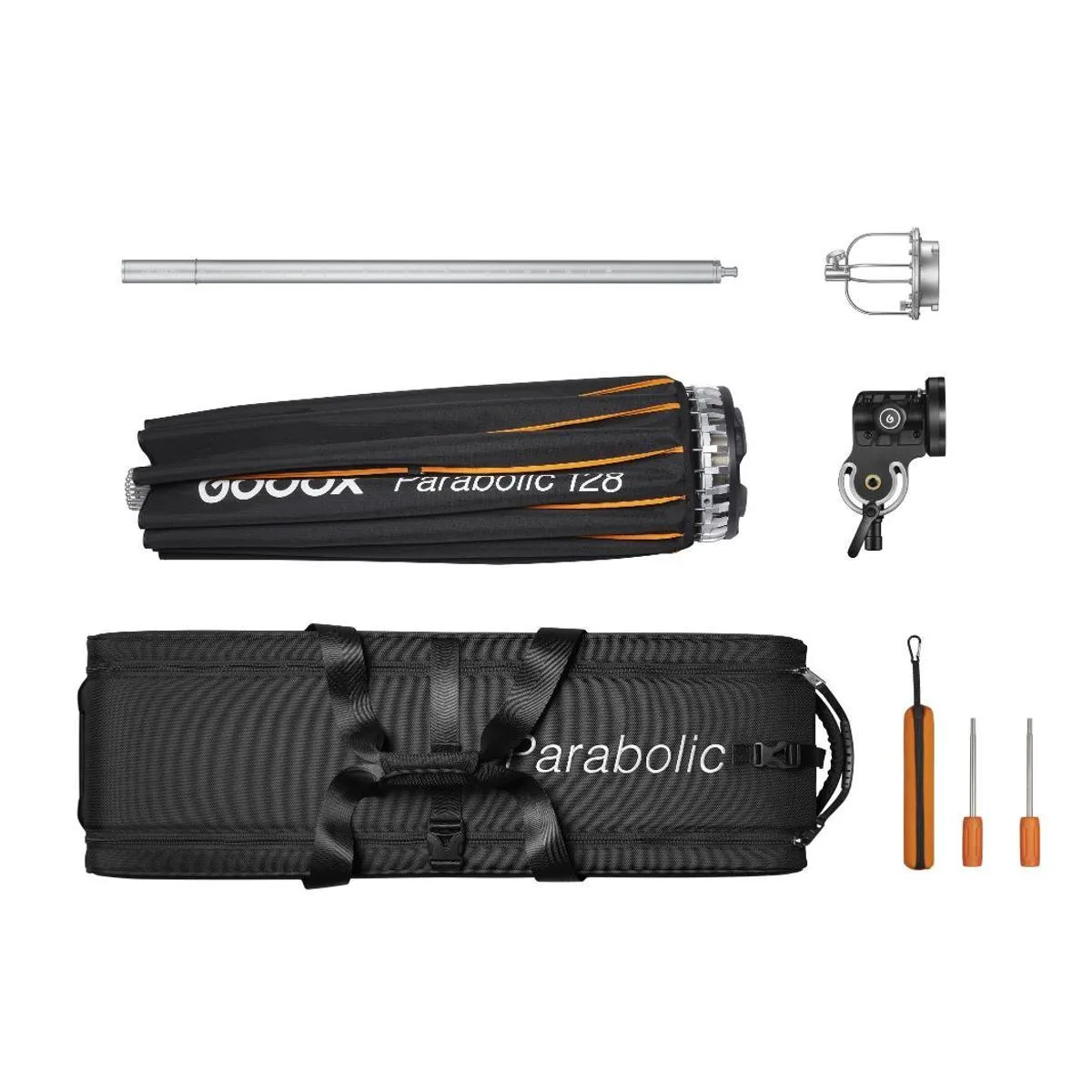 Godox Photo Equipment Co. Ltd Godox Photo Equipment Co. Ltd 128 Parabolic Light Focusing System Kit 50" 24-brace — product photo
