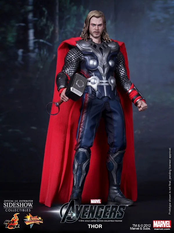 Hot Toys Hot Toys 901864 Thor The Avengers Movie Masterpiece One Sixth Scale Action Figure — product photo