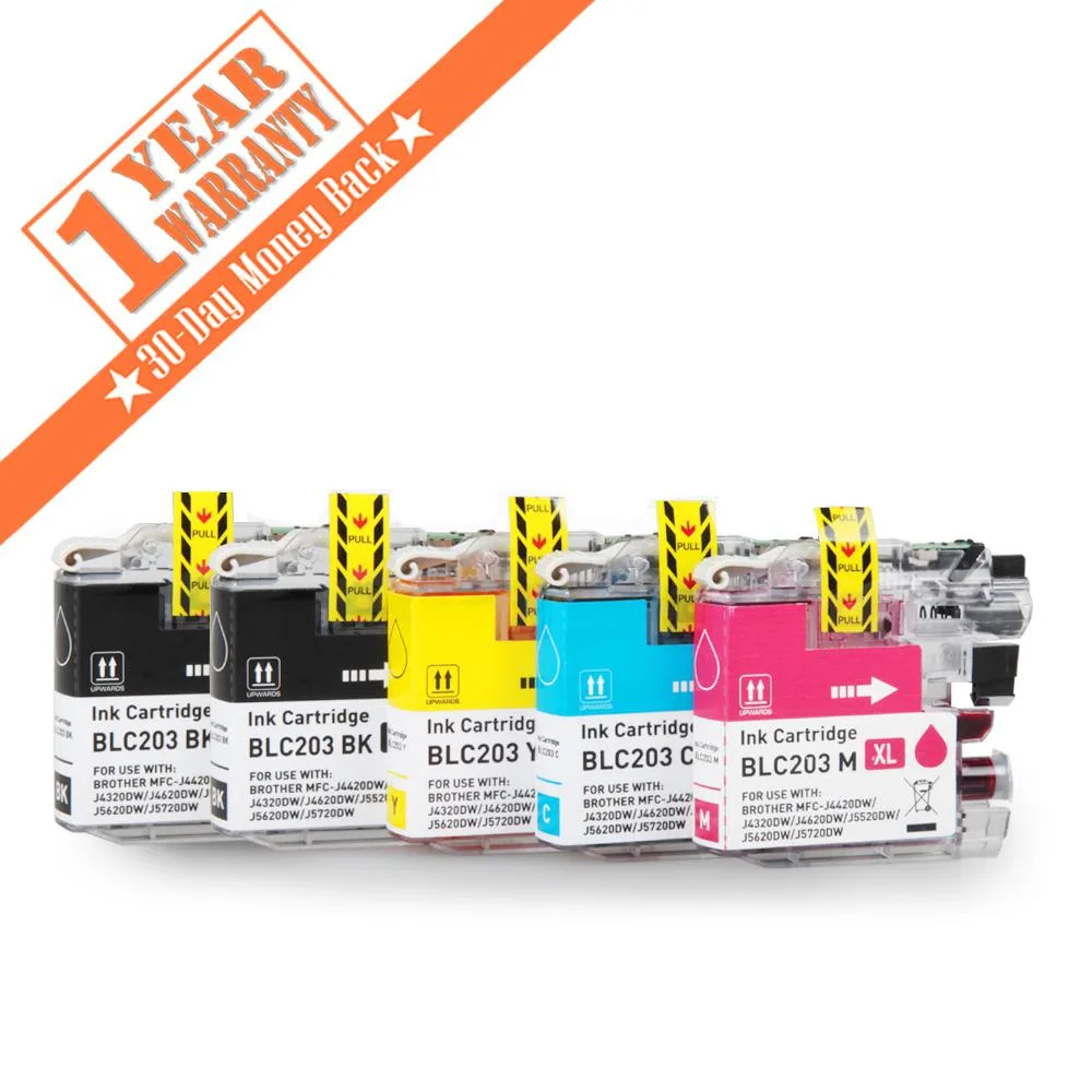 OmniTrade OmniTrade LC203XL 5PK Ink Cartridge (2PK Black, 3PK Colour) — product photo