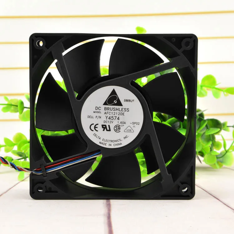Fans Fans AFC1212DEDELL 12038 12V 1.6A 4000RPM 154.5CFM 45.4dB case fan — product photo