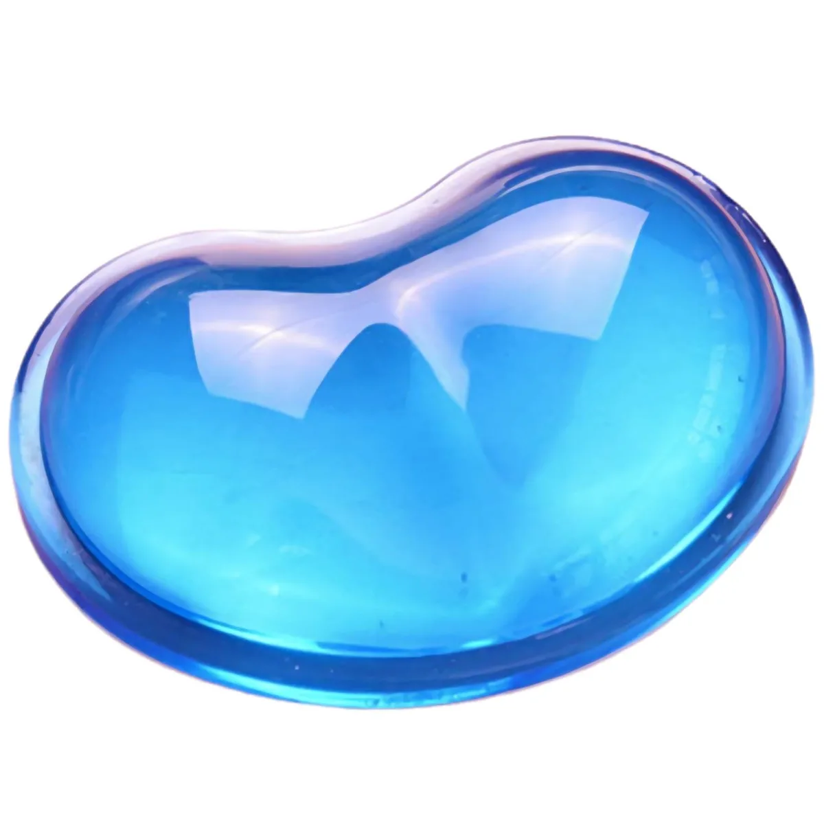  LetGoShop 8541651222 Heart-Shaped Gel Wrist Rest Blue 4.3x2.7x0.8 in — product photo