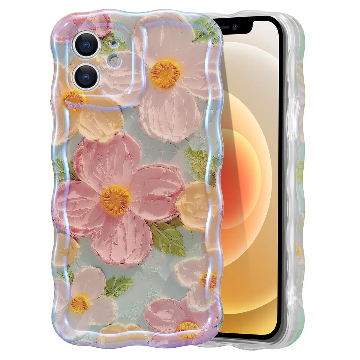  EYZUTAK iPhone 11 Case Floral Green TPU — product photo