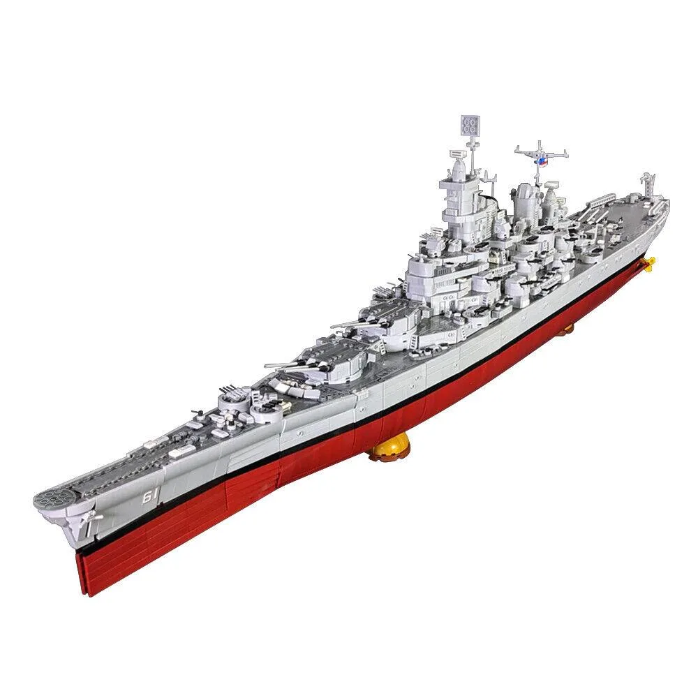 ZITIANYOUBUILD ZITIANYOUBUILD Lead Ship The Fourth Battleship 8042 Pieces MOC Building Set — product photo