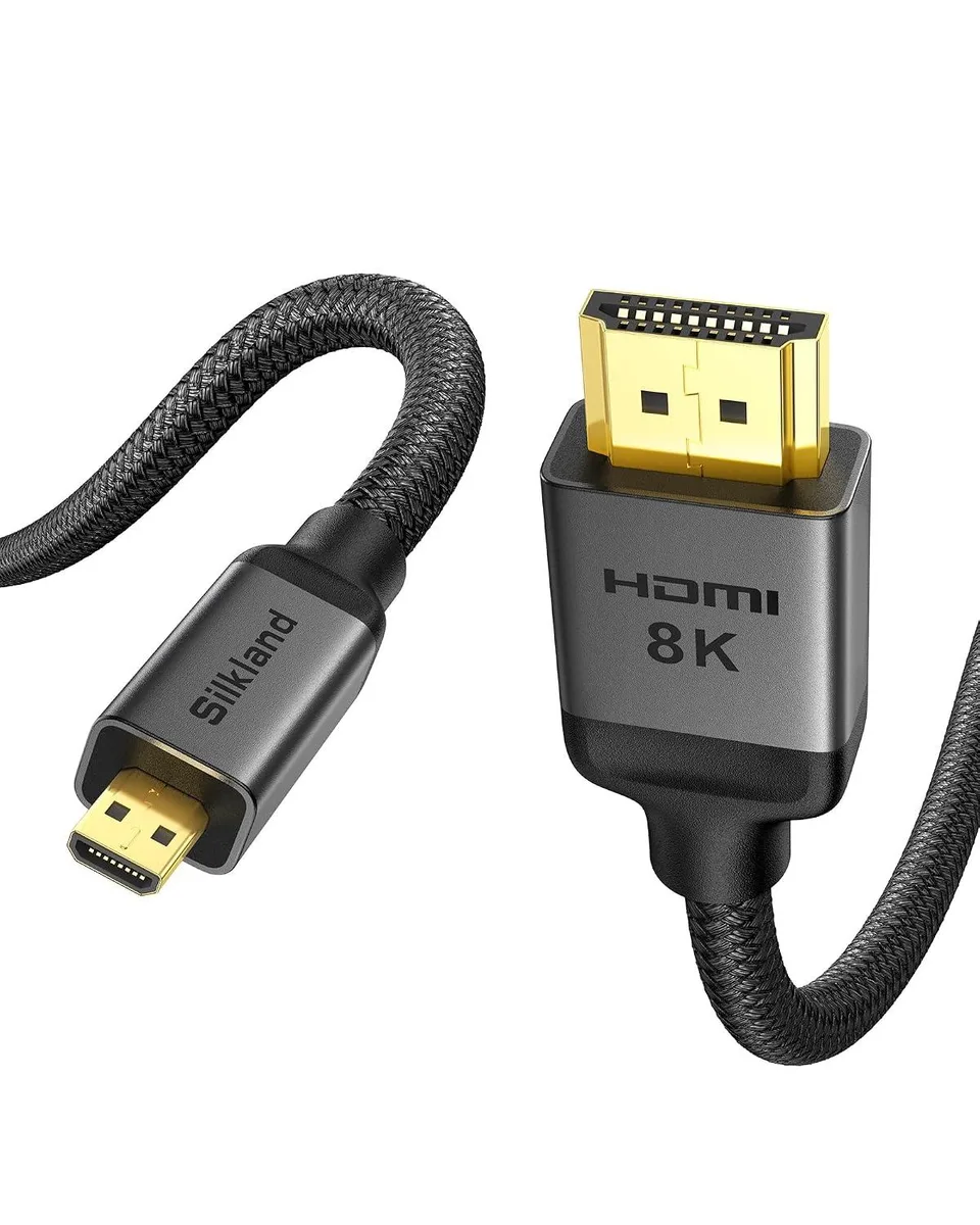 Keyence Keyence Micro HDMI to HDMI Adapter 6.6ft 48Gbps 8K@60Hz 4K@240Hz — product photo