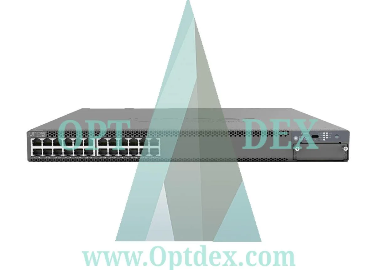 HPE Juniper Networking HPE Juniper Networking EX4400-24X 24-port 1/10GbE SFP+ 550W AC PSU network switch — product photo