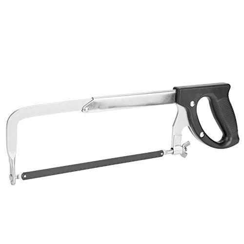 Silver steel adjustable hacksaw frame with 12 inch blade, model 125