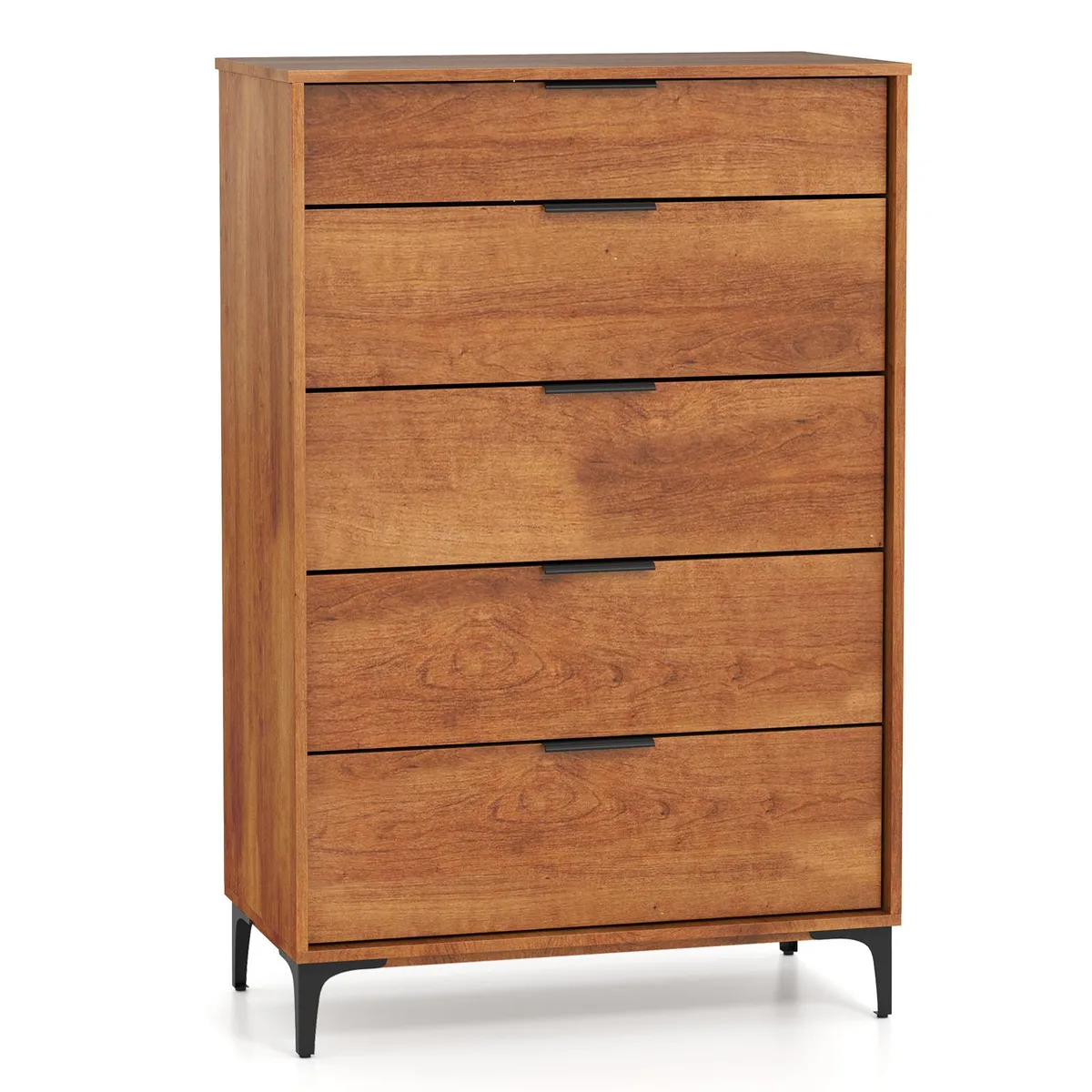SlickBlue SlickBlue 5-Drawer Dresser Cherry 48in Interlock System — product photo