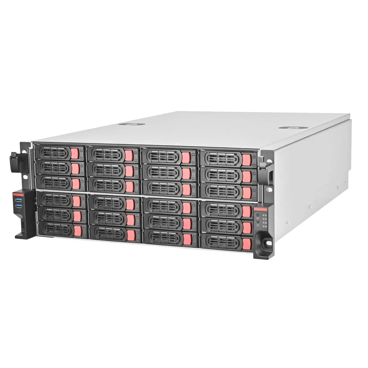 Silverstone Silverstone RM43-324-RS 4U 24-bay server chassis — product photo