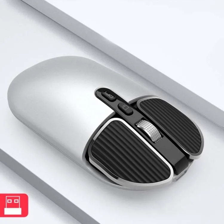 allentian allentian M203 2.4 GHz Wireless Mouse Silver — product photo