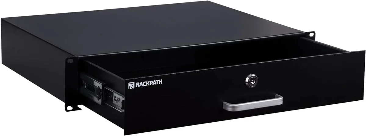 BFKK BFKK 2U Rack Mount Drawer 19" Lock 14.3" Depth 22lbs — product photo