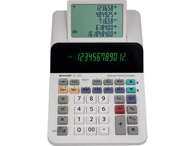Sharp Sharp EL1501 12-Digit 5-Line LCD Calculator 300 Entries — product photo