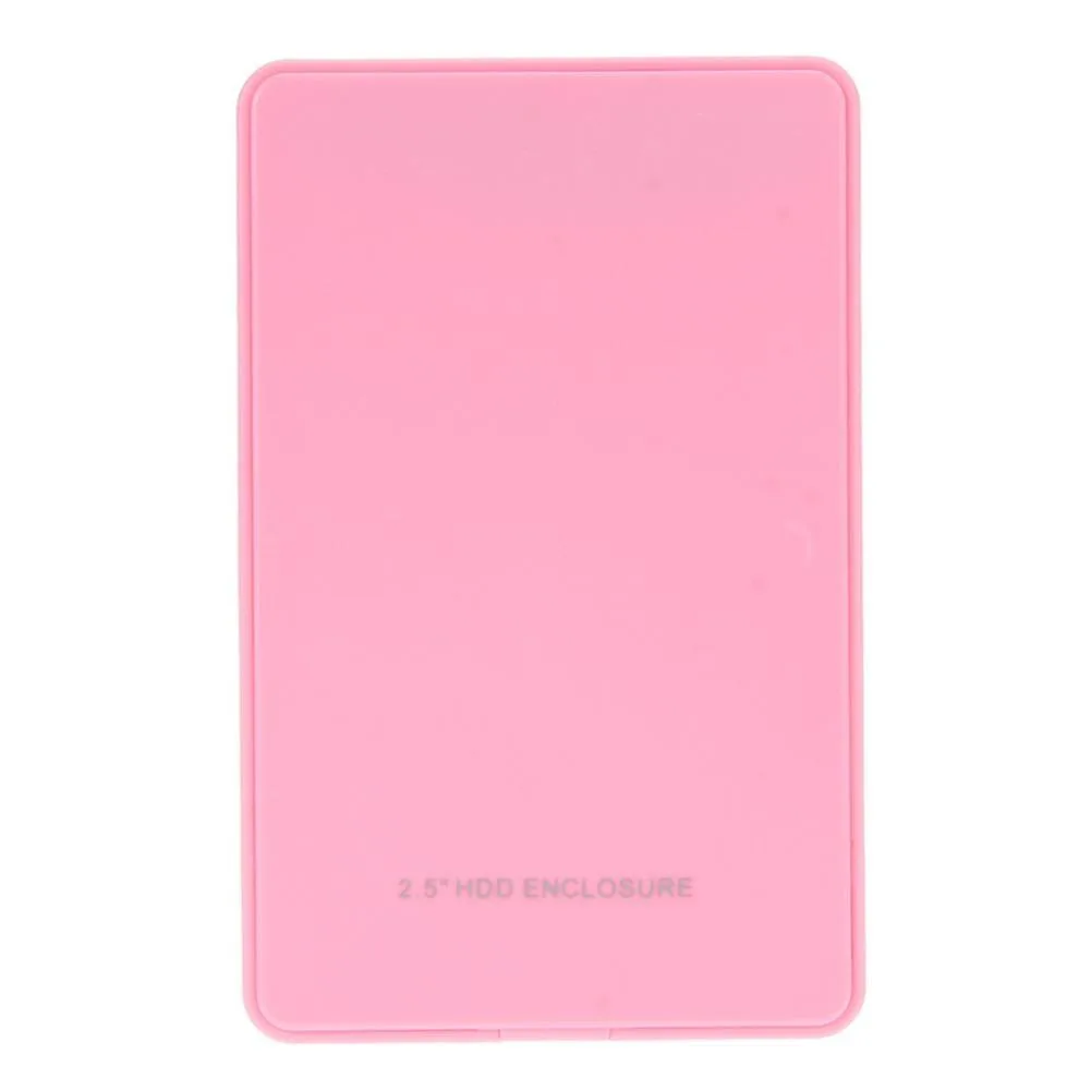 YINGHUA YINGHUA 2.5in USB 2.0 SATA HDD Enclosure Pink — product photo