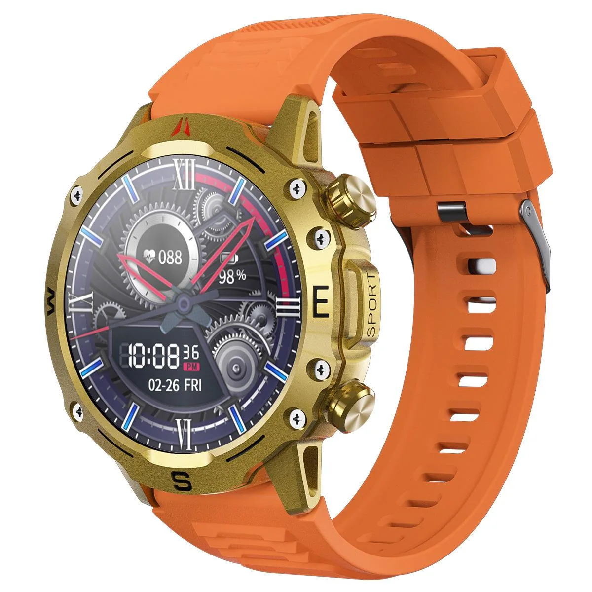 allentian allentian Smart Watch GoldenOrange 36-40mm 150g — product photo
