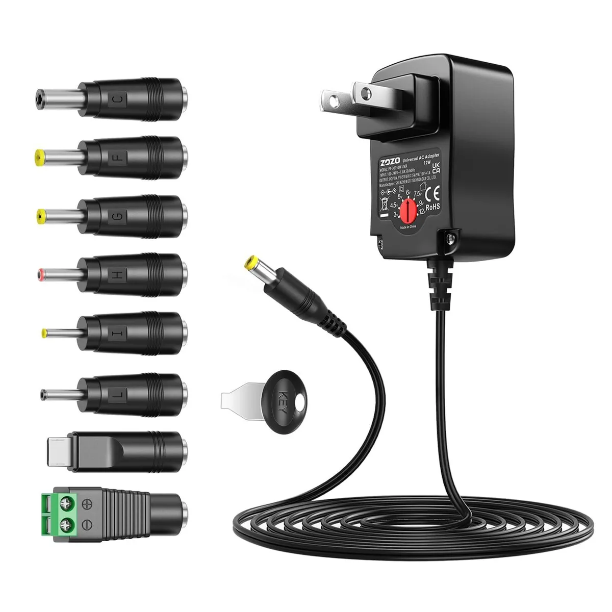  Dell PA-30150W-ZMX 12W Multi-Voltage USB-C Power Adapter — product photo