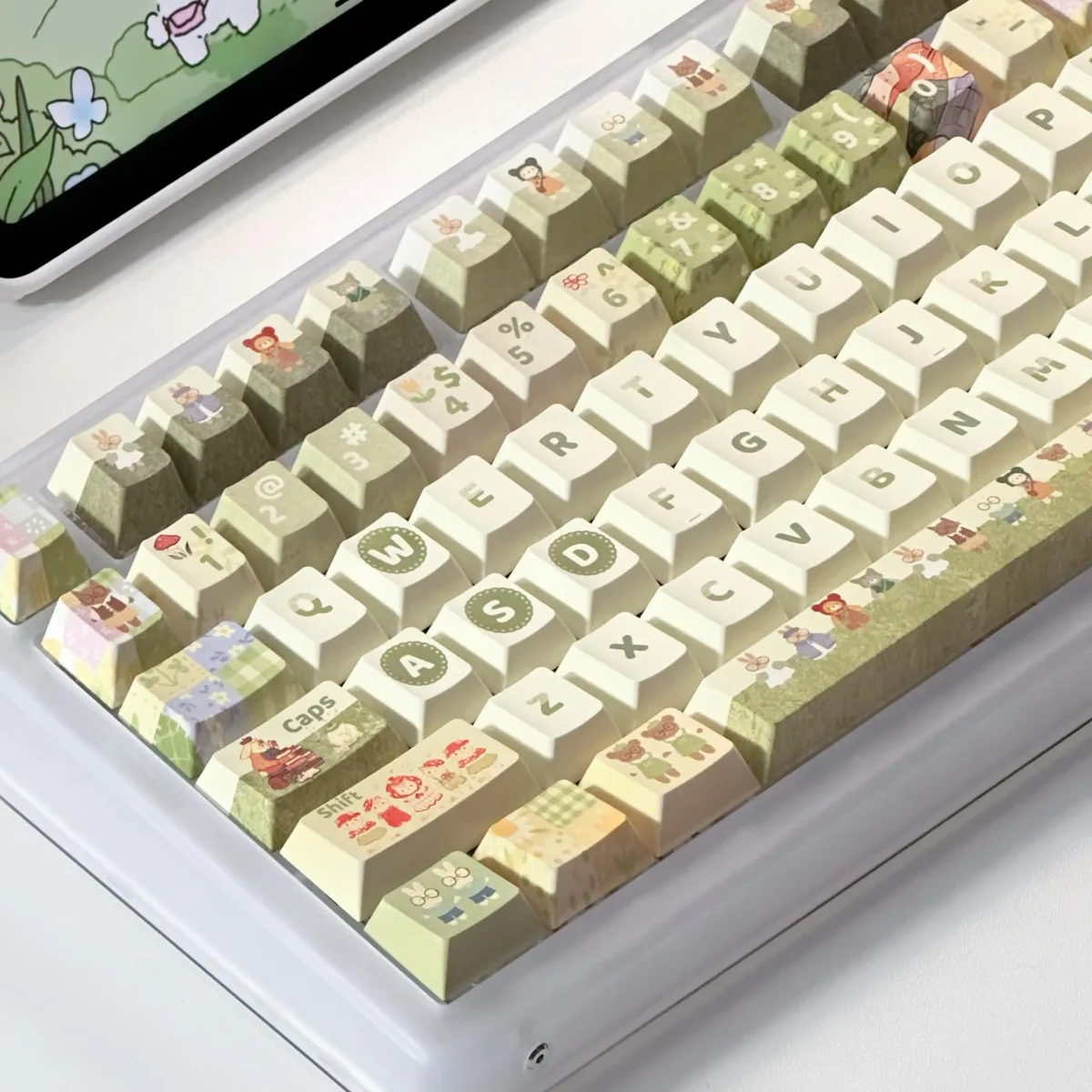 BFKK BFKK PBT Keycaps Cherry Profile 131 Keys Dye-Sublimation — product photo