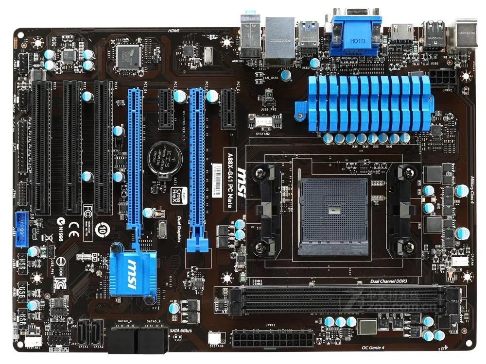 MSI MSI A88X-G41 PC Mate AMD motherboard — product photo