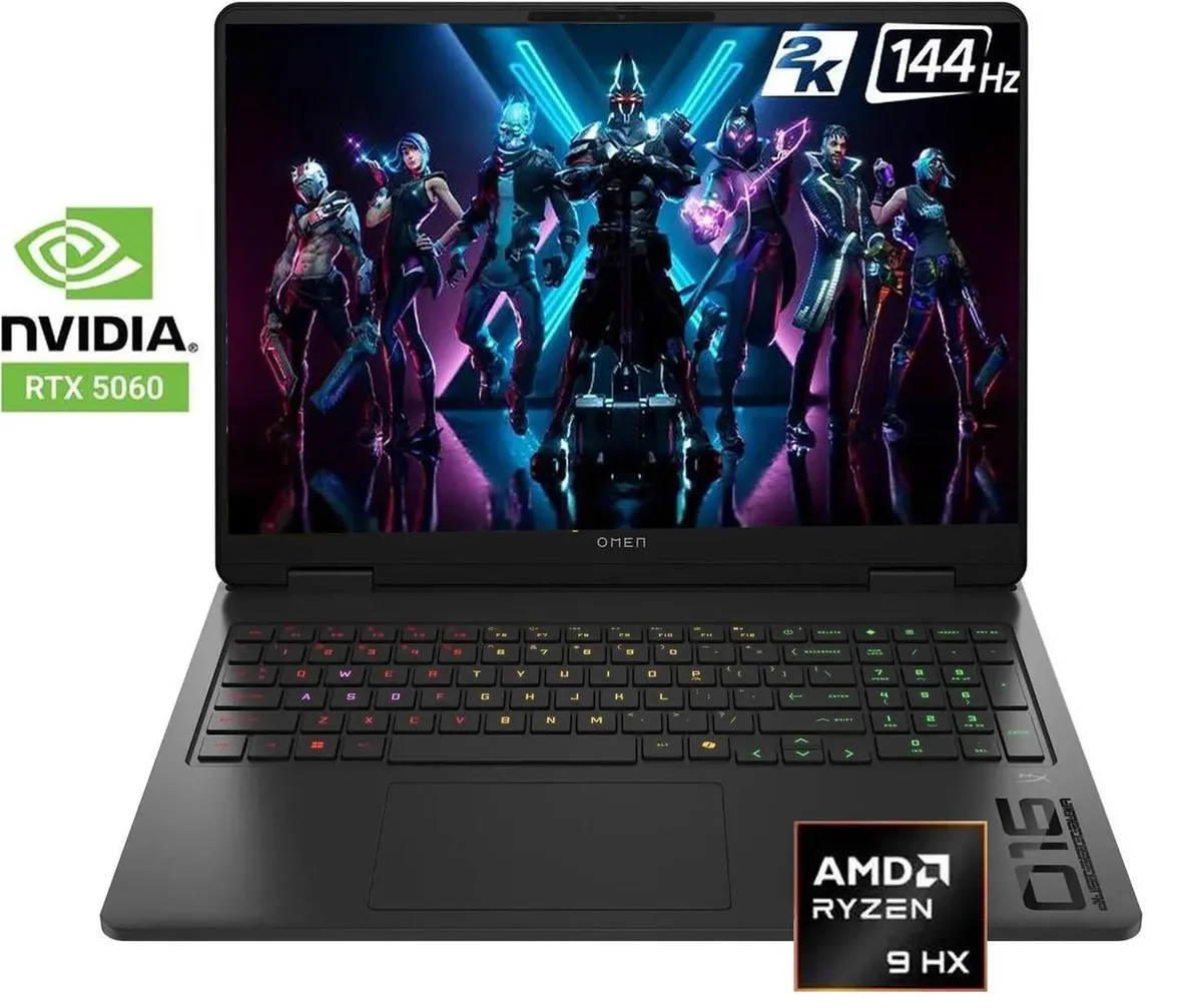 HP HP OMEN 16" Gaming Laptop RTX 5060 Ryzen 9 8940HX 64GB 1TB Shadow Black — product photo