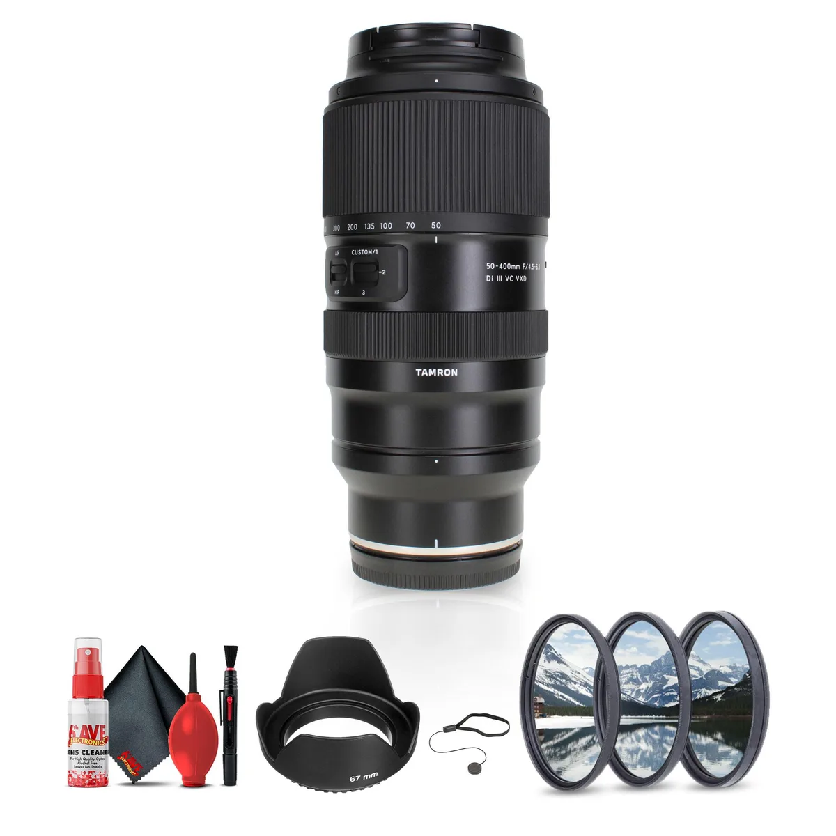 Tamron Tamron 50-400mm f/4.5-6.3 Di III VC VXD Nikon Z Lens Kit — product photo