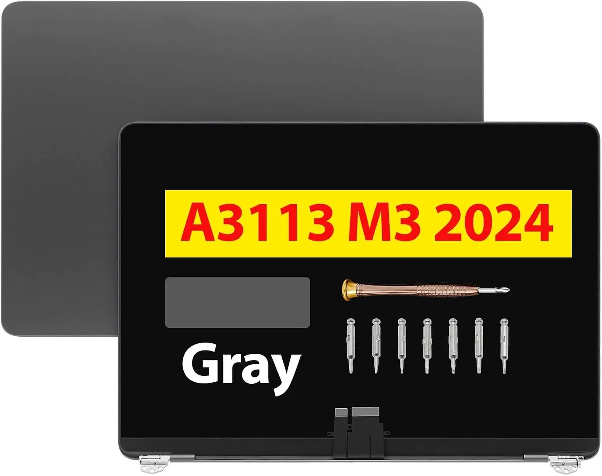 NUOLAISUN NUOLAISUN 13.6" laptop screen MacBook Air M3 2024 2560 x 1664 Space Gray — product photo