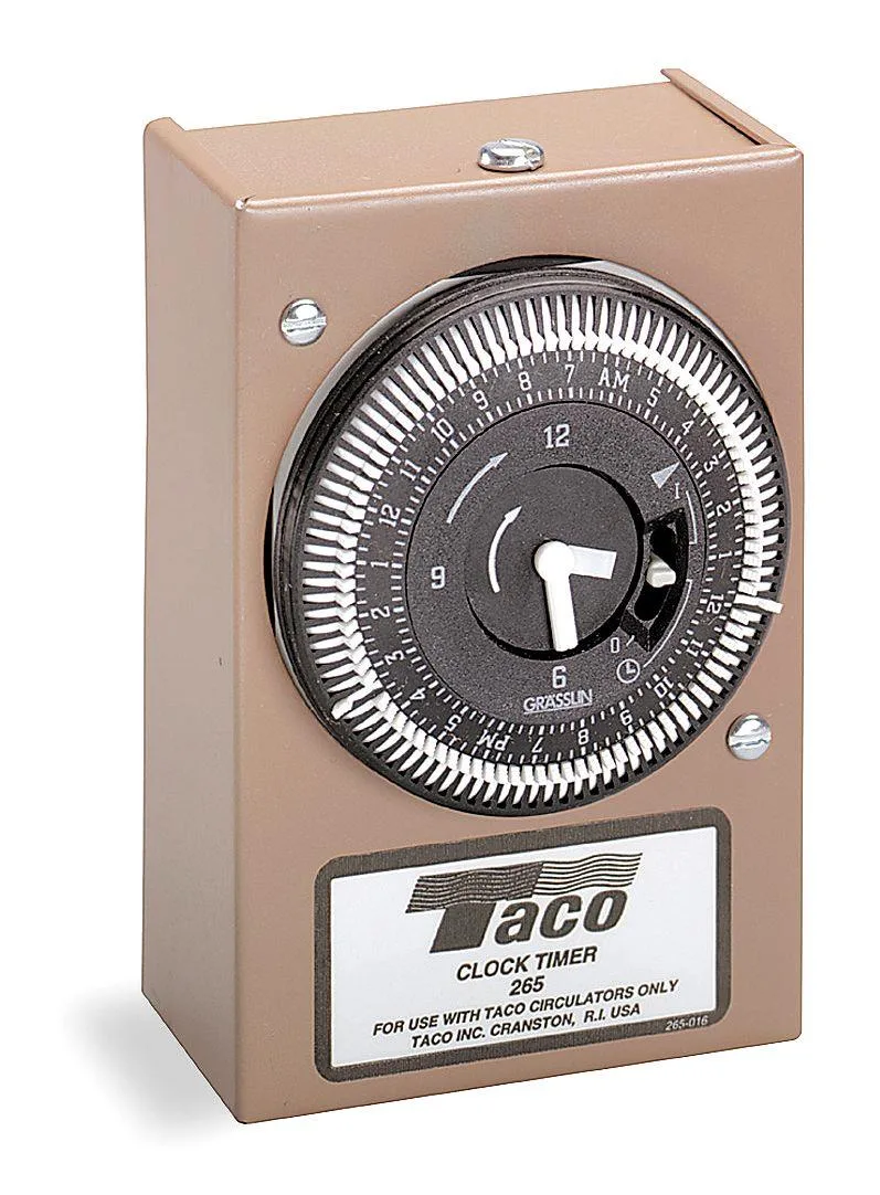 Taco Inc Taco 265-1 Timer for 00 Series In-Line Circulating Pump Steel — product photo