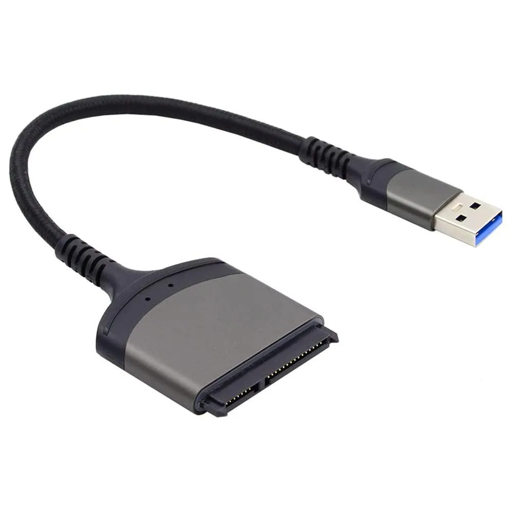 Fervit Fervit 5Gbps USB 3.0 Type-A to SATA 22 Pin Adapter Cable for 2.5" Drive — product photo