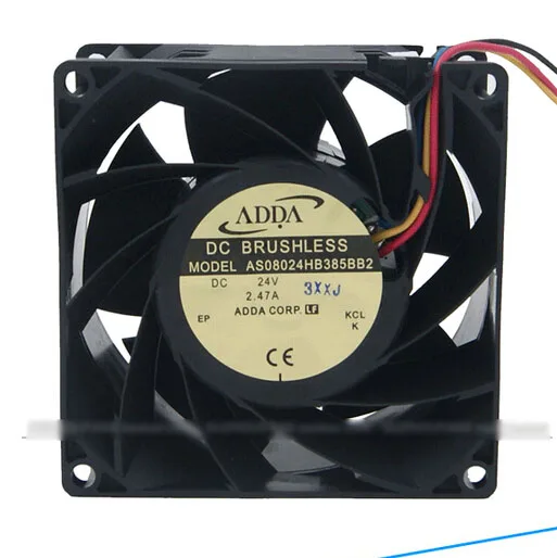 OEM Industries OEM Industries AS08024HB385BB2 80mm 24V Dual Ball Bearing CPU Cooler — product photo