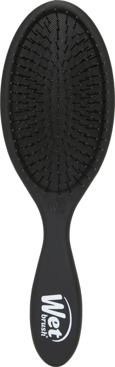 Black Frost Wet Brush Original Detangler with flexible bristles, compact rectangular shape