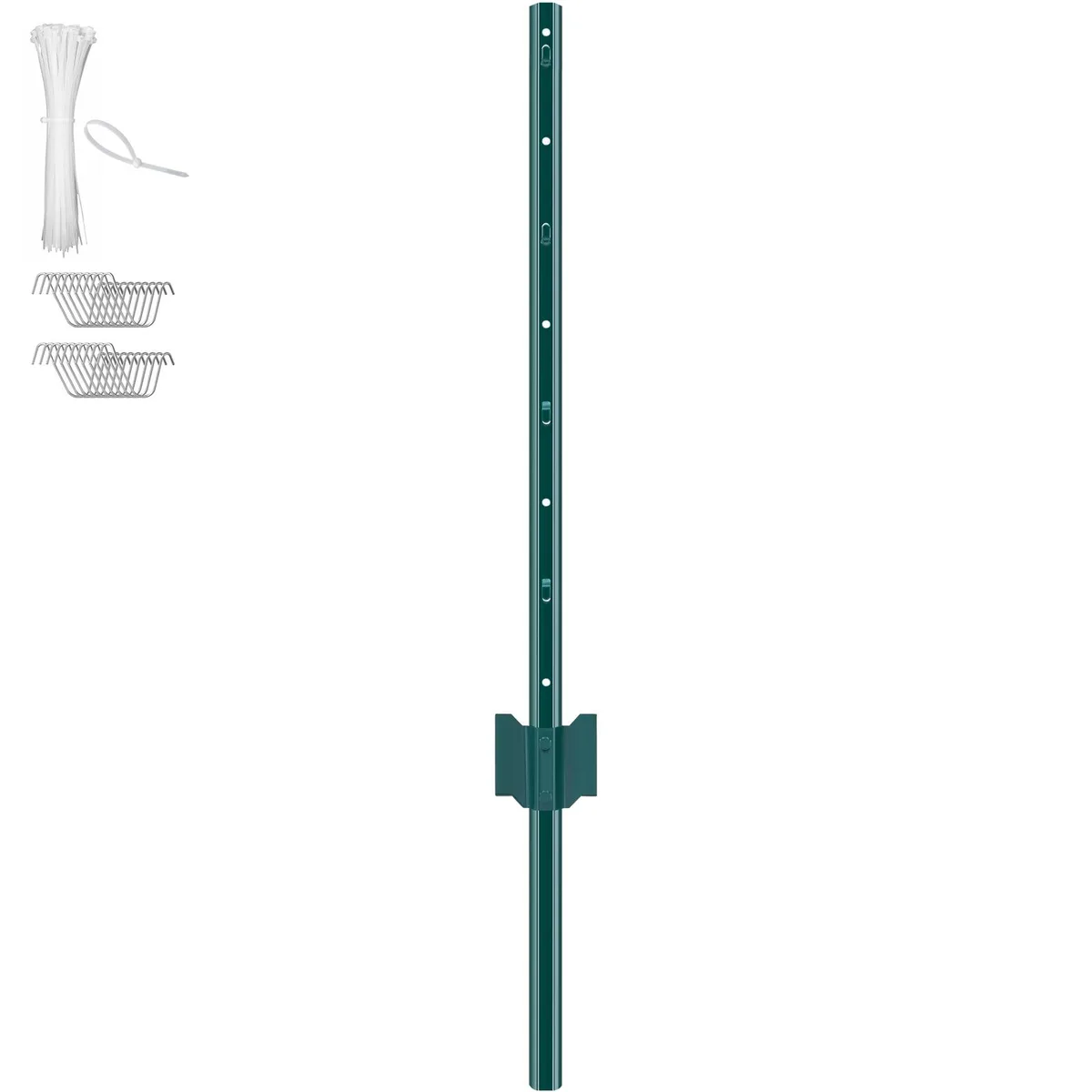 VEVOR VEVOR 10-3ft U-Channel Steel Fence Posts 10 Pack Green — product photo