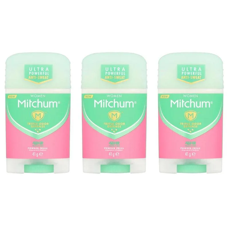 Mitchum Mitchum MITCH-DEO-3PK Skin Care 41 g 3-Pack — product photo