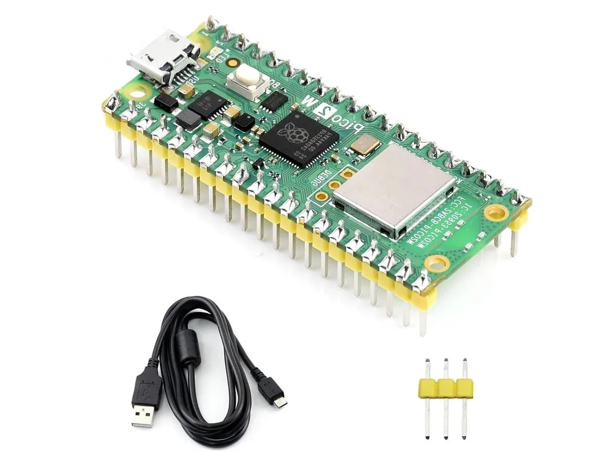 LORDWORLD LORDWORLD Raspberry Pi Pico 2 W RP2350 Development Board with Pre-soldered Header — product photo