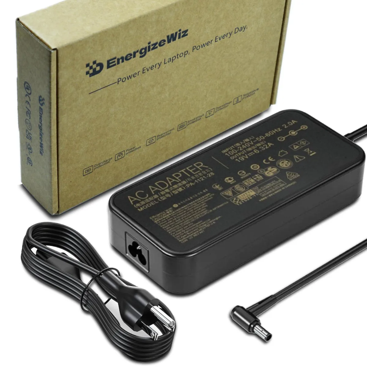 Energizewiz Energizewiz 19.5V 9.23A 180W AC Adapter for Asus ROG G-Series GL-Series — product photo