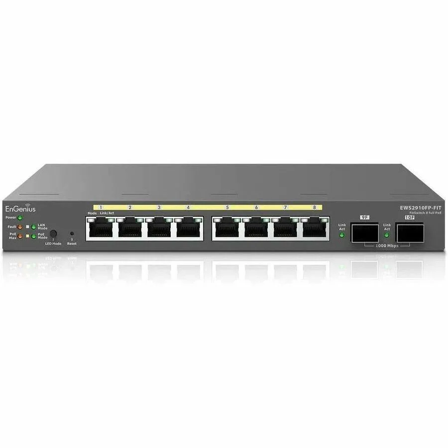 EnGenius Technologies EnGenius Technologies EWS2910FPFIT 8-Port PoE+ network switch 110W — product photo