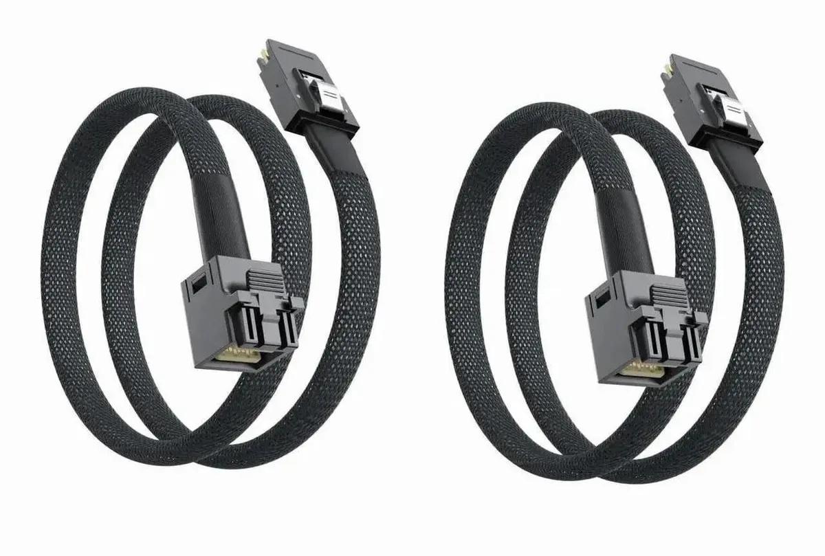 SMUGDESK SMUGDESK SFF8643 to SFF8087 Mini SAS HD Cable 1m 12Gbps SAS SATA 2Pack — product photo