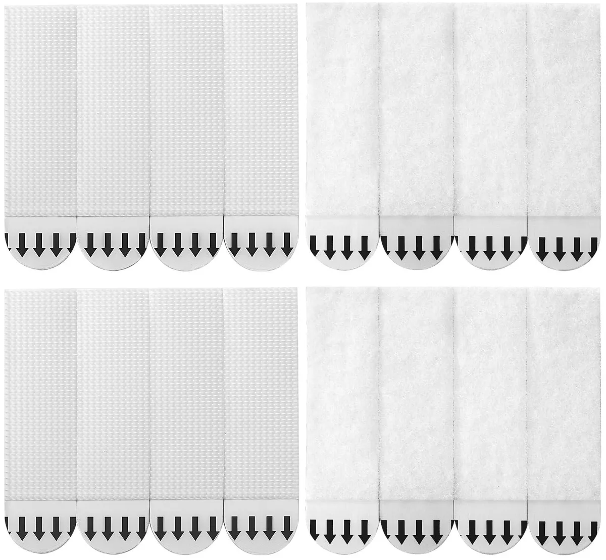 Sinnsally Medium Picture Hanging Strips Heavy Duty 20-Pairs 40 Strips White — product photo