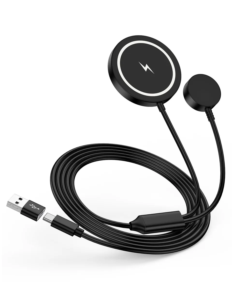 No Sew No Sew 2-in-1 Wireless Charger Cable 15W 1.2m USB-C — product photo