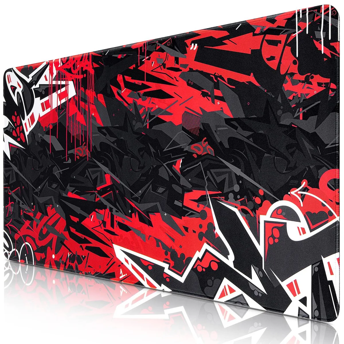  Canjoy AN1179 Extended Mouse Pad 31.5x15.7 inch Black Red — product photo