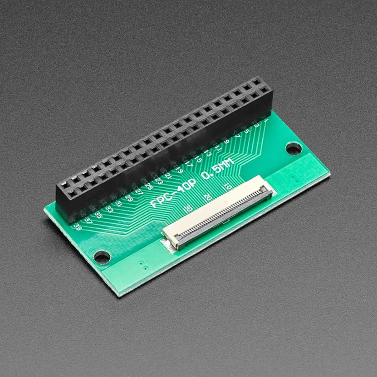 Adafruit Adafruit 40-pin FPC to Straight 2x20 IDC Female Socket Header Adapter — product photo