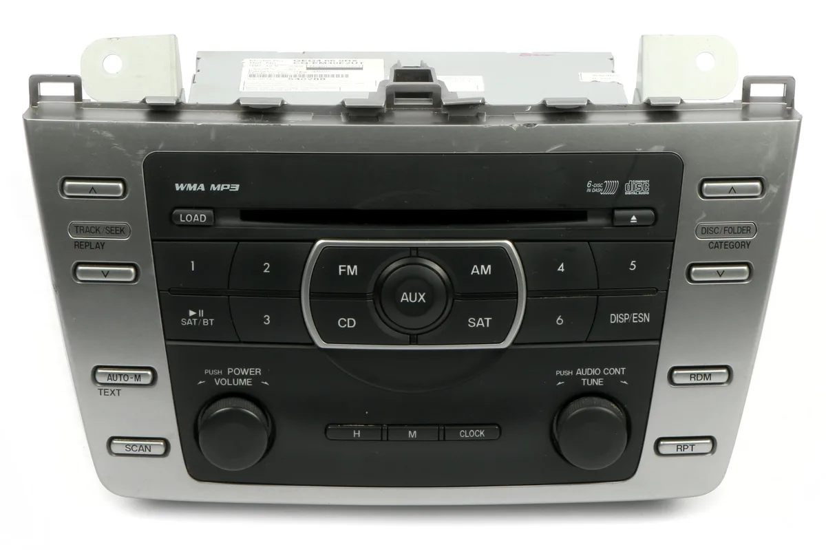 1 Factory Radio 1 Factory Radio Mazda 6 Receiver AM FM 6 Disc CD GEG4 66 9RX — product photo