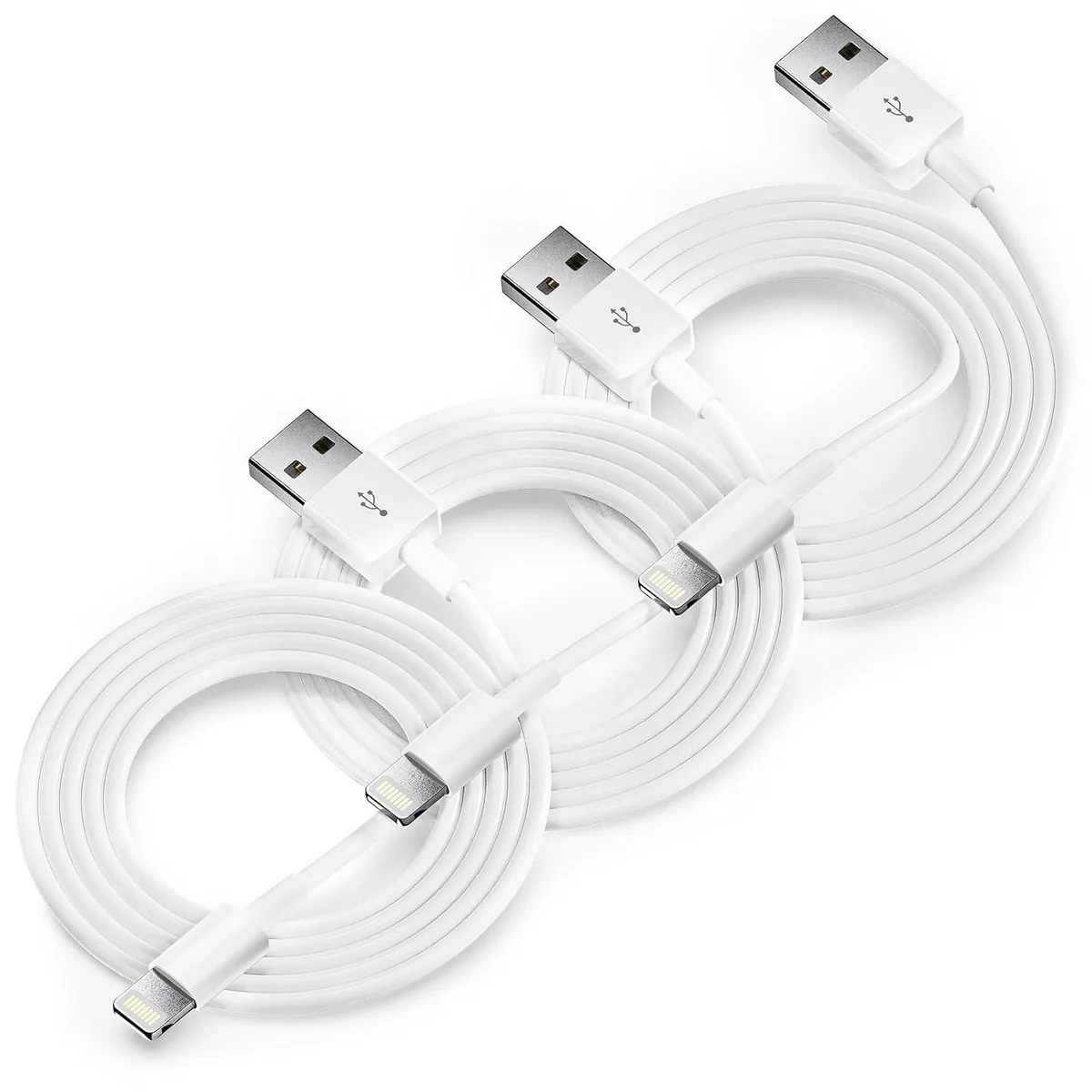 MCHOSE MCHOSE 3Pack USB A to Lightning Cable 3.3FT CarPlay — product photo